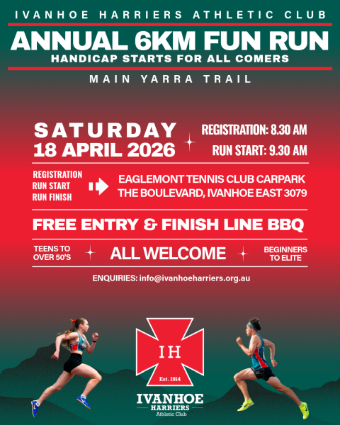Poster containing details of when and where the event is